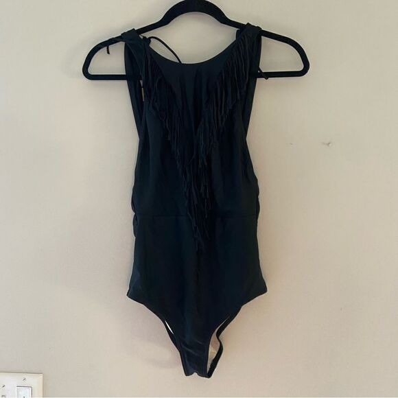 Cleobella fringe black one piece - Picture 3 of 8